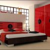 Kırmızı Yatak Odası Dekorasyonu