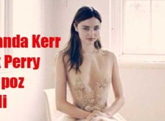 Miranda Kerr Alex Perry için poz verdi